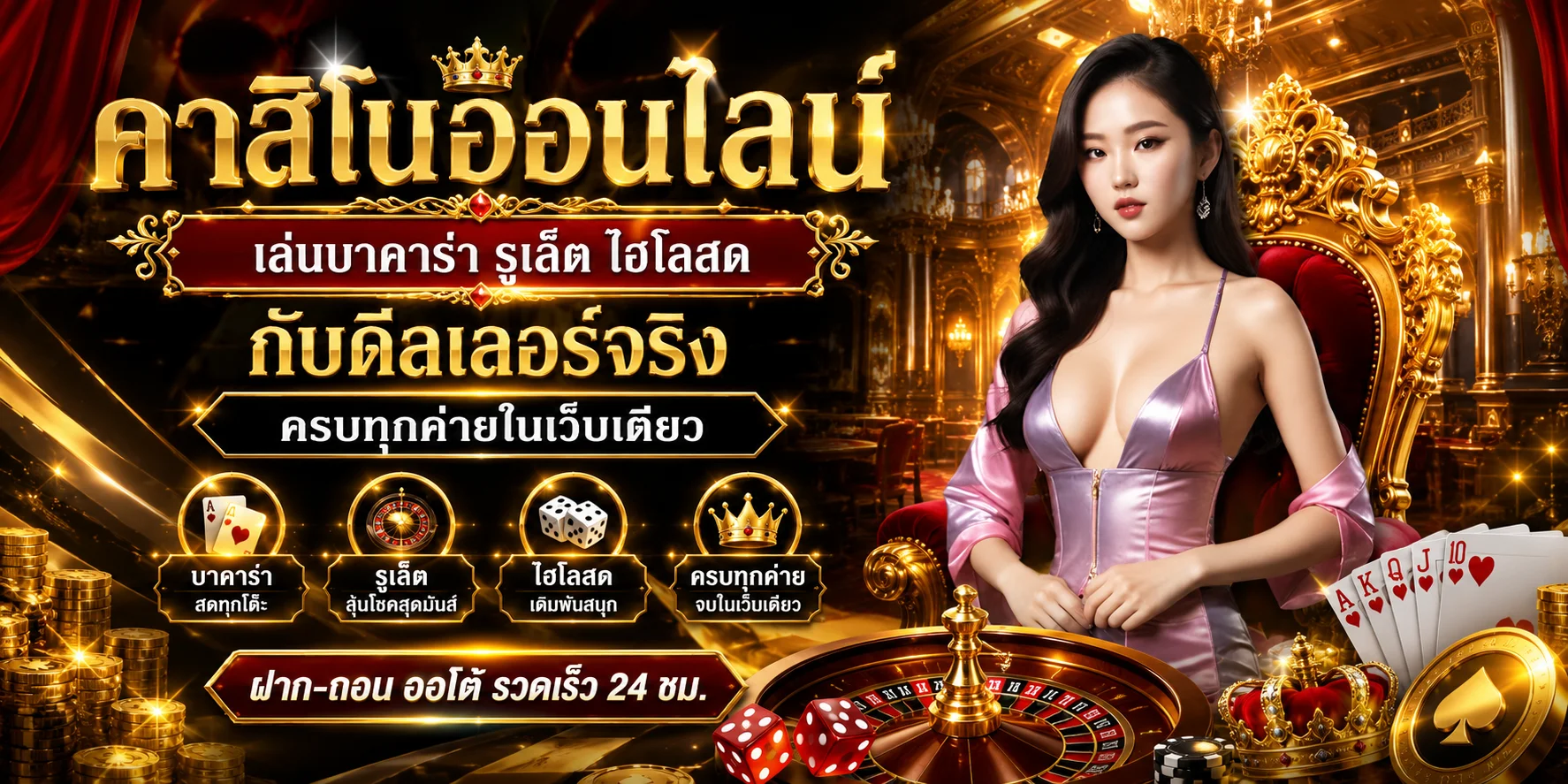 คาสิโนสด GUCCI889 บาคาร่าถ่ายทอดสดจากค่ายดัง